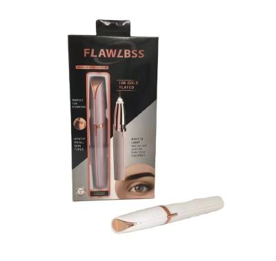 China Fashional Eyebrow Trimmer Women Safe Built-in Light Brows Electric Eyebrow Hair Remover Epilator Fast Shipping Electric Eyebrow Hair Remover for sale