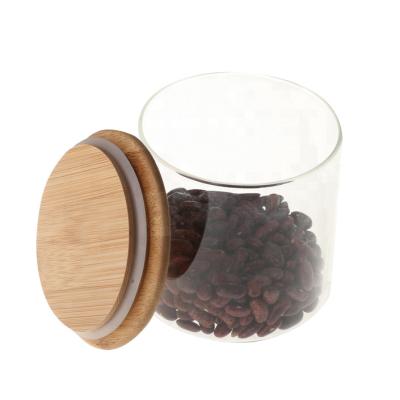 China / Customzition High Quality Eco-Friendly Wooden Bamboo Lid With Silicone Ring For Candle Jar for sale