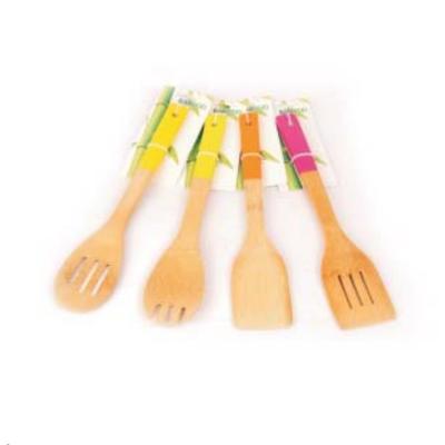 China Sustainable Eco - Friendly Cheap Price Bamboo Wooden Gadgets Utensils Set For Kitchen for sale