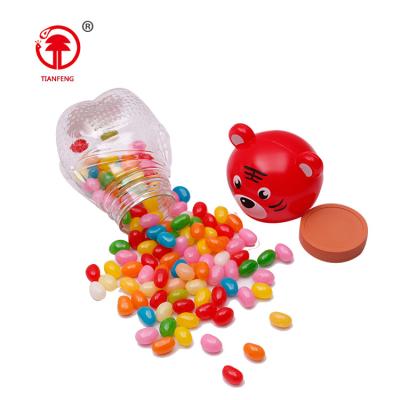 China Mini 145g Normal Cute Soft Food Jelly Food Candy Sugar Jelly Dragee Bottle Packaging for sale