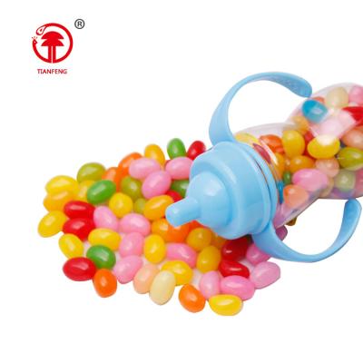 China New product multicolor fruity jelly bean bottle nipple jelly bean jelly bean for sale