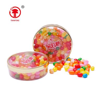 China Natural Delicious Halal Bean Soft Candy Jelly Candy Fruity Gummy Soft Jelly Dragee for sale