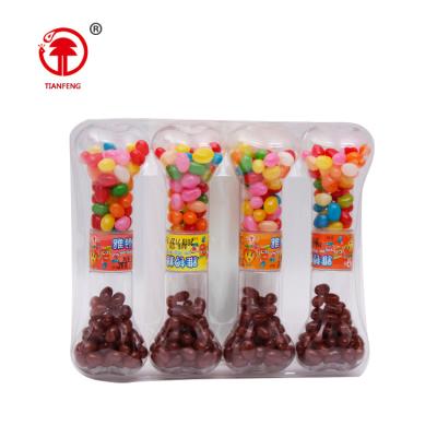 China Natural Surprise Bone Dragon Toy With Candy Cola And Mix Colored Jelly Bean For Bone for sale