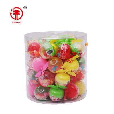 China Apple Plant Natural Halal Shaped Candy Apple Gum Packing Jelly Bean For Kid Chewing Gel With Candy for sale