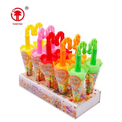 China Beautiful Umbrella Natural Shape Candy Delicious Fruity Gummy Jelly Candy Jelly Beans For Kids Gifts for sale