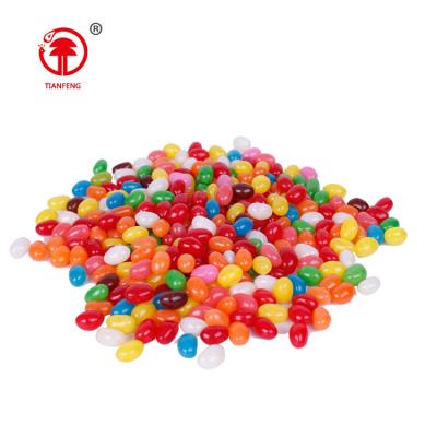 China Normal cheap tianfeng halal soft candy soft jelly bean fruit round candy assorted soft bulk sale for sale