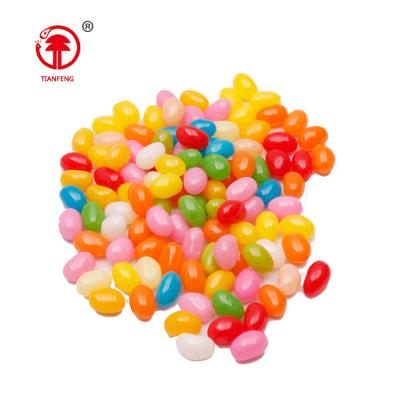 China Colorful Fruit Natural Flavor Mix Volume Packing Jelly Bean Wholesale Bulk Jelly Bag Candy Halal Candy For Kids for sale