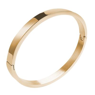 China Men's Women's Flat Oval Hinge Bangle Bracelet Mother's Day Jewelry Gift FASHIONABLE for sale