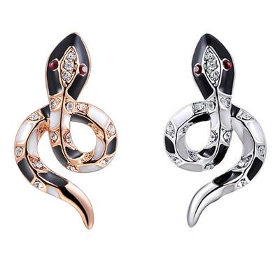 China Hyperbole Women's Snake Stud Earring Jewelry Special Jewelry Gift for Lover for sale