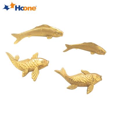 China Animal Antique Brass Fish Dresser Drawer Knobs Animal Pulls,Antique Brass Animal Door Knob for sale