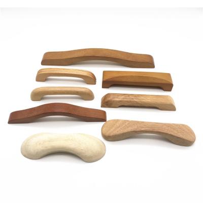 China Center Handle Wood Cabinet Natural Woodworking Pull Center Wood Handle for sale