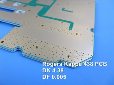 Chine Carte électronique de carte PCB Rogers 60mil 1.524mm DK 4,38 du Kappa 438 rf avec de l'or d'immersion pour les mètres sans fil à vendre