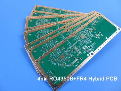 Chine Carte PCB à haute fréquence de 4 couches établie sur RO4350B avec les abat-jour par l'intermédiaire de et l'or d'immersion à vendre