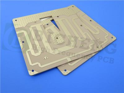 중국 RO3206 고주파 PCB 25mil 0.635mm 기판에 구축 된 양면 구리 및 몰입 은 판매용