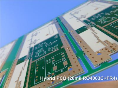 China How much do you know about Hybrid PCB of RO4003C and FR-4? Our product articles will tell you the answer. for sale