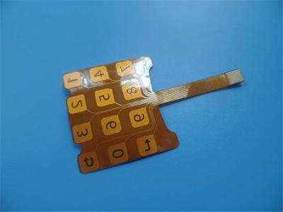 China Single-sided flexible PCBs Keypad Application Prototype Polyimide FPC with 1 oz copper board for sale