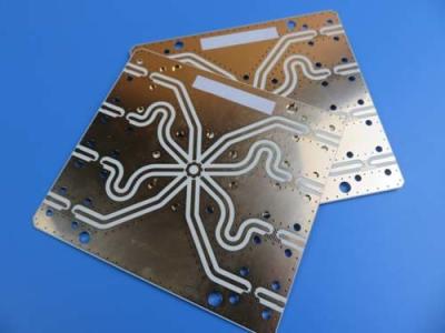 China Double Sided High Frequency PCB Built On 10 mil RO4350B With Immersion Gold for sale