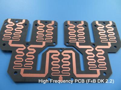 중국 연결기를 위한 DK2.2 이중 레이어 값이 싼 RF PTFE PCB 위의 PTFE 고주파 PCB 판매용