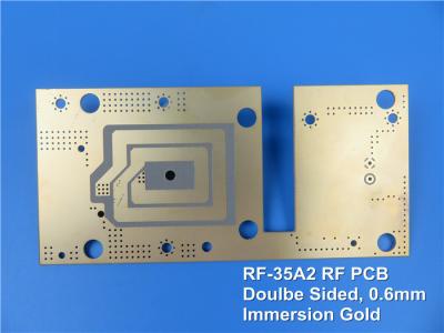 China Taconic RF-35A2 High Frequency Circuit Board 20mil 0.508mm Double Sided RF PCB Coating Immersion Gold for sale