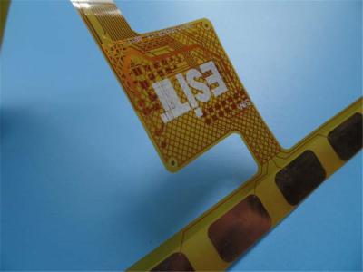 China PCBs flexíveis de dois lados de espessura de 0,15 mm Polyimide PCBs Yellow Coverlay FPC PCB para dispositivo analógico à venda