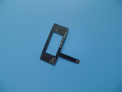 China 2 Schichten FPC mit 0,2 mm Dicke mit Immersion Gold Doppelzugang flexiblen PCBs FPC Polyimid PCBs Hersteller mit weißer Seidenwand zu verkaufen