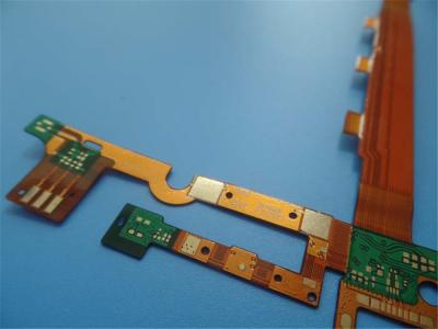 China 4-Schicht-Mehrschicht-flexible PCBs starre-flexible PCBs Polyimid-PCBs 0,2 mm dick Immersion Gold mit Gelb zu verkaufen