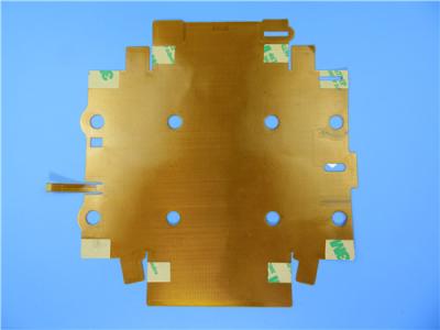 China Doppelseitiges, flexibles PCB-Board mit 0,15 mm Dicke und Polyimiddicke 12.5, 20, 25 und 50 μm. zu verkaufen