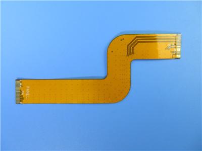 China Mehrschicht-Flexible PCBs können frei gebogen, gewickelt, gefaltet werden Polyimid-PCBs bei 0,25 mm Dicke mit Immersionsgold zu verkaufen