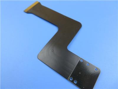 China 4 Layer Flexible Printed Circuit FPC Built On Polyimide With Black Mask for sale