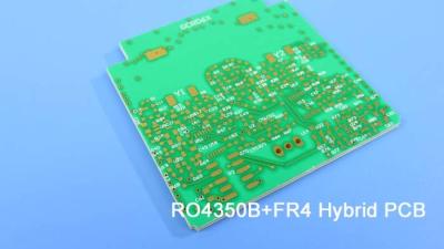 China Hybrid PCB | Mixed Material PCB Built On 20 mil RO4350B Plus FR-4 With Blind Via for sale