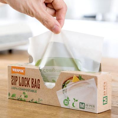 China BPI Bolsa Plastic Packaging BIODEGRADABLE Free Compostable Ziplock Biodegradable Bag for sale