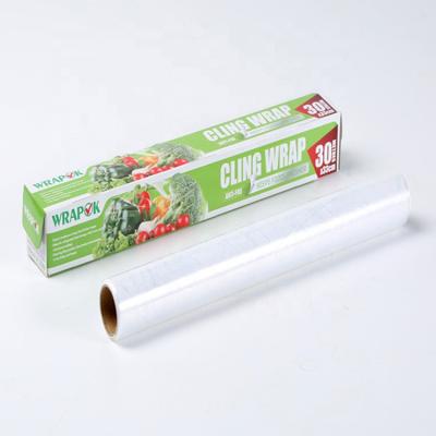 China LLDPE Food Wrap Stretch Film Food Grade Moisture Proof PE Cling Film for sale