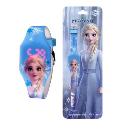 China Luminous Factory II Elsa Printing Luminous Band Digital Disney Frozen LED Audit Watch for sale