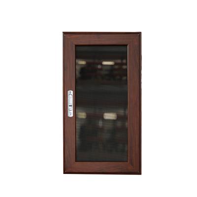 China Sliding RG50 Indoors Install Aluminum Clad Stainless Steel Screen Wood Screen Window Manufacture Selling Screen Window Directly Customized for sale