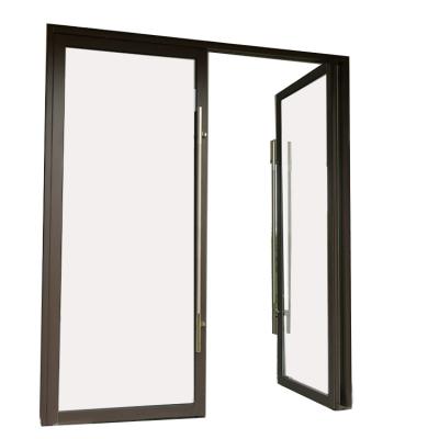 China RG 100 Thermal Insulation Style Interior Double Door Swing Door Luxury Modern Aluminum French Door for sale