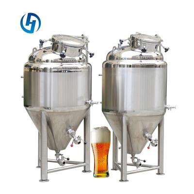 China Hotels HAISHUN 1000L Fermenter Tank Beer Making Equipment Unitank for sale