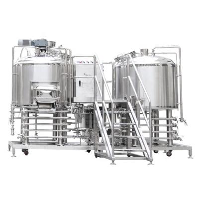 China Hotels 3bbl 5bbl 7bbl 10bbl craft beer combo brew brewhouse with fermenters for commercial brewing equipment for sale