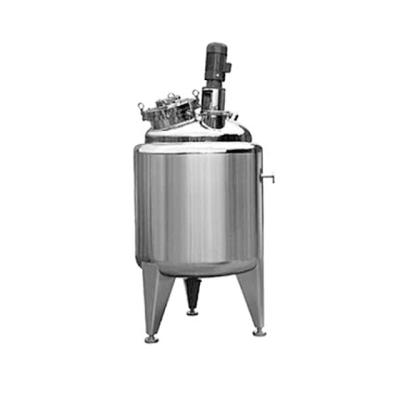 China 1000L Beverage Tri Layer Mixing Tank With Top Agitator for sale