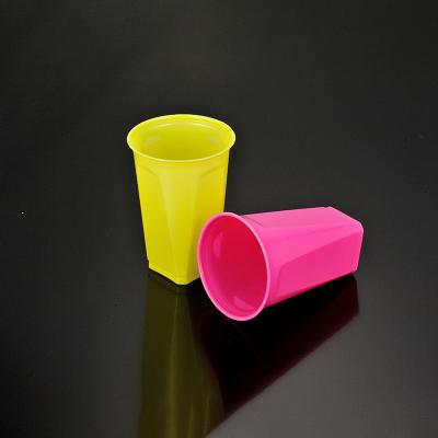 China High Temperature Resistance Custom Rolled Cheap Customized Popular Tall Rim 10oz PP Disposable Plastic Cups Drink Cups for sale