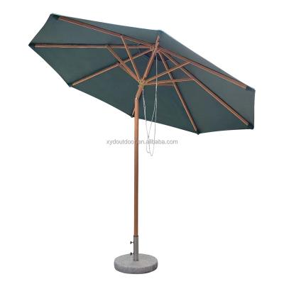 China Modern factory OEM&ODM direct selling 2.5m/2.7m/3m/Dia.3m the most popular central pole patio umbrella payung tiang tengah for sale