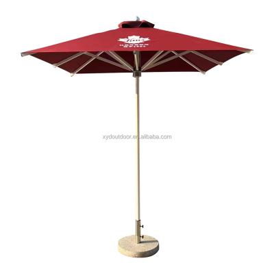 China Modern Center Pole Umbrella in Garden Beach House Family Yard Outside Outdoor Umbrella for Garden Restaurant Beach for sale