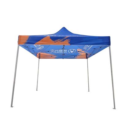 China Diagonal Tie Type Outdoor Automatic Canopy Gazebo Tents With Tents One Side Wall Garden Fair Canopy Cover Tent for sale