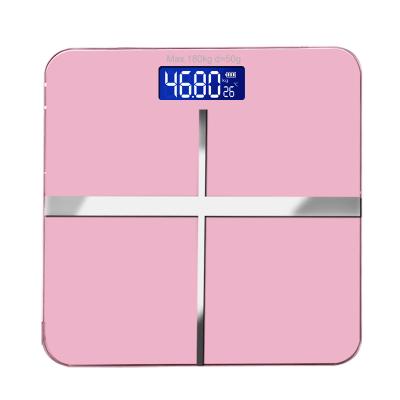 China Tempered Glass LOT Body Scale Mechanism Digital Bathroom Weight Scale Digital Body for sale