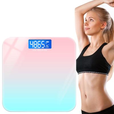 China With Scale Tray LOT Digital Body Weight Scale Mini Bathroom Scale Usb Electronic Digital Weight Scale for sale