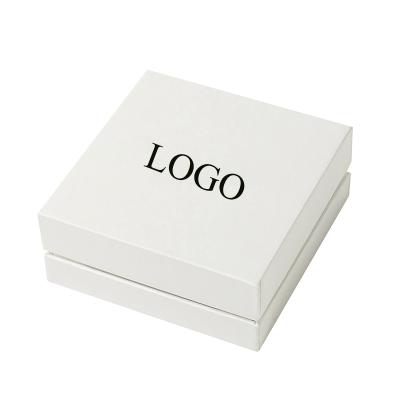 China Fashionable Custom Logo Pendant Trinket Brooch Storage Wristband Organizer Recyclable Luxury Gift Box Kraft Paper for sale