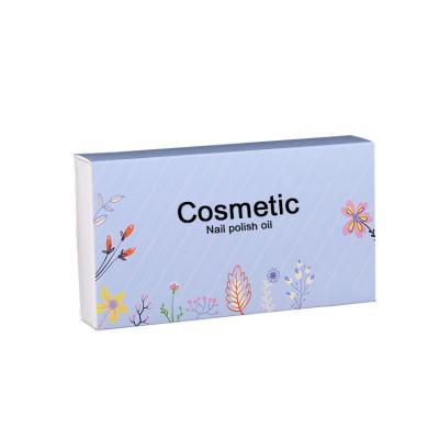 China Recyclable Eco Friendly Organic Nail Polish Oil Paper Box Jar Cosmetic Boxes for sale