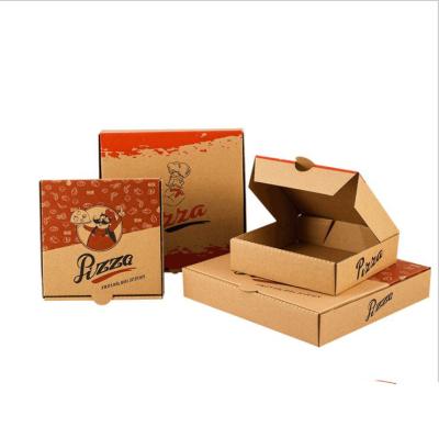 China Disposable Recycle Durable Wholesale Dropshipping Cheap Pizza Boxes New Corrugated Pizza Box for sale