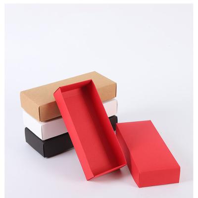 China Recycled Materials Dropshipping in Kraft Paper Men's Stock Folding Underwear Boxes with Lid for sale