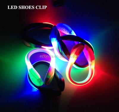 China Anti Rust Wholesale Outdoor Safety Flashing Shoe Led Clip Light Led Warning Light For Shoes for sale