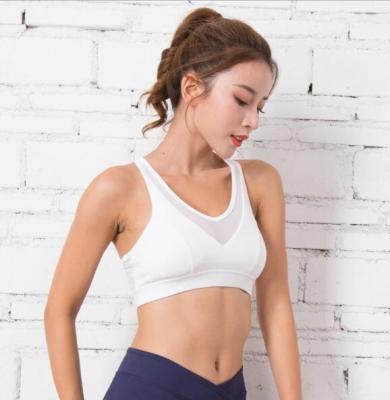 China Fashion Antibacterial Women's High Support Seam Sports Bras for sale